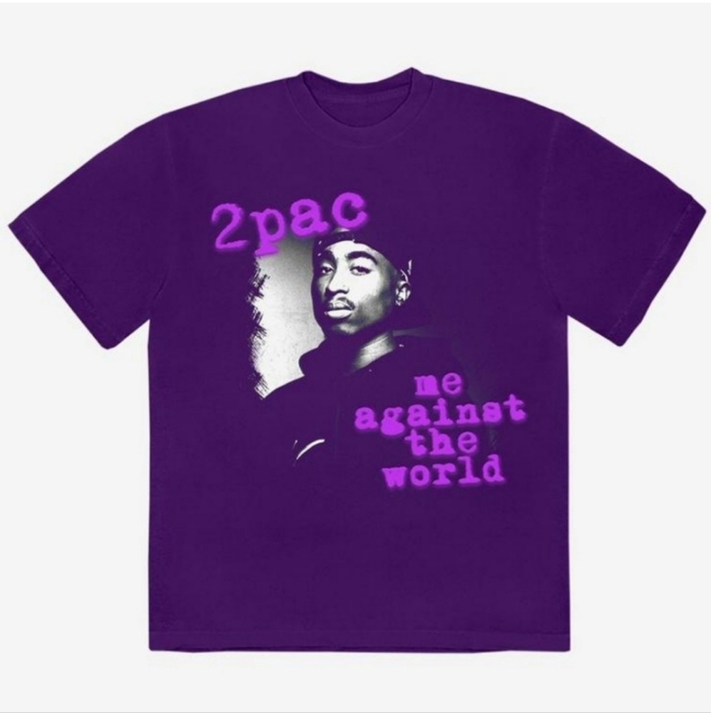 🆕️ Tupac Me Against The World Boyfriend Fit Tee